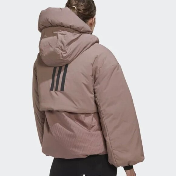 NWT Adidas Wonder Oxide Pink TERREX MYSHELTER COLD.RDY 600 Down Puffer Jacket L - Picture 3 of 14